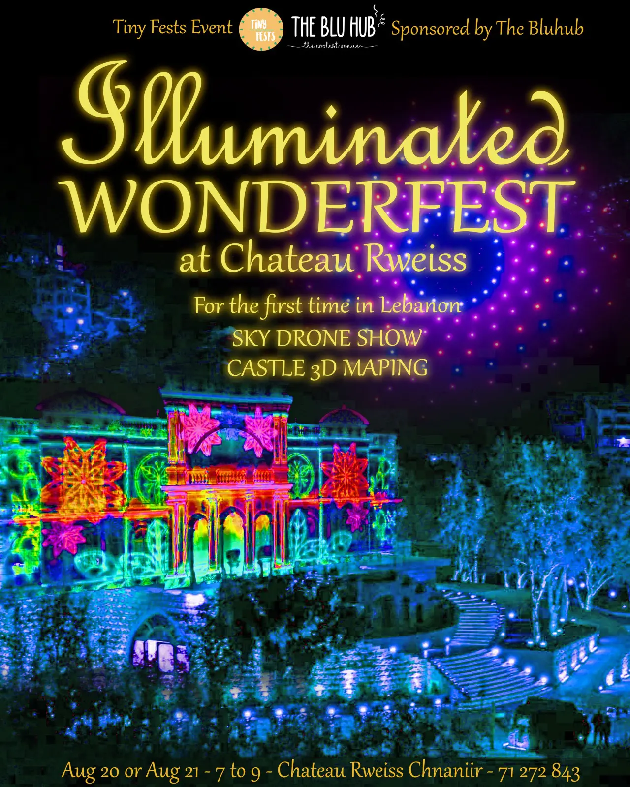 Illuminated Wonderfest at Chateau Rweiss